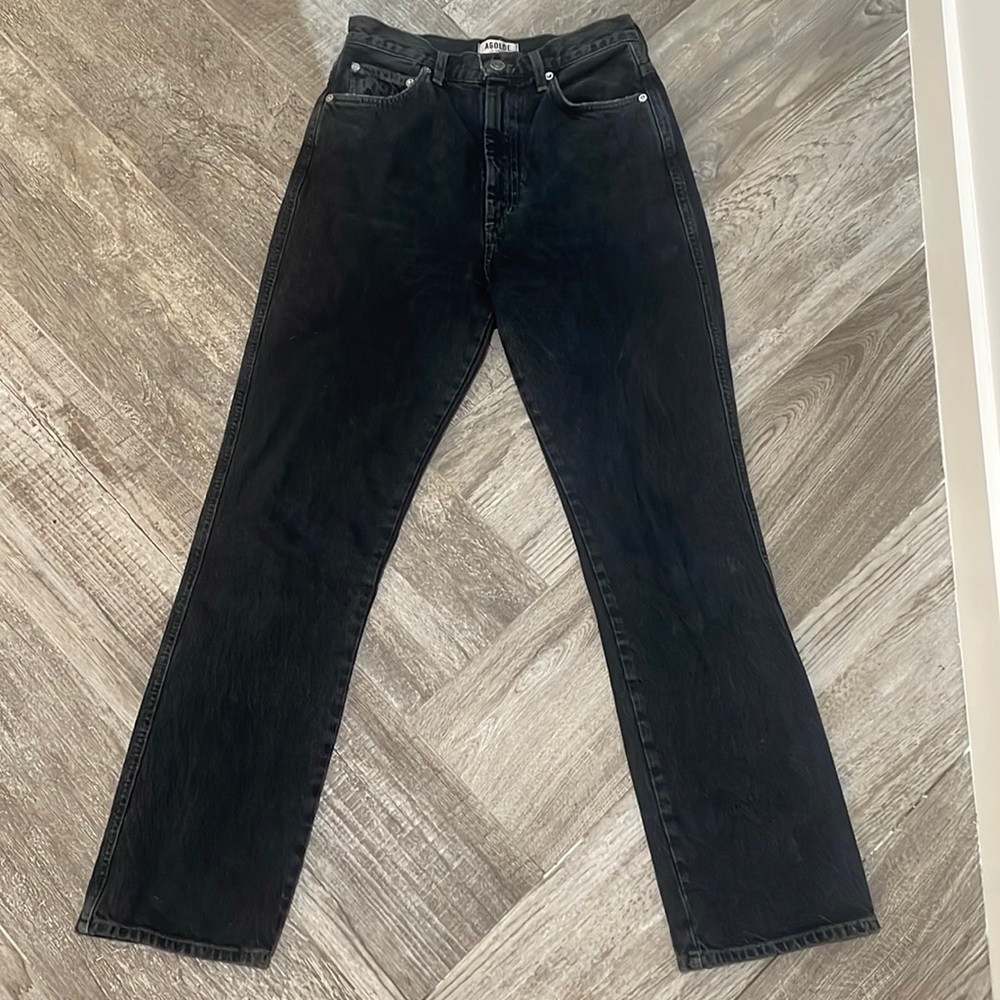 Great condition black AGOLDE jeans!